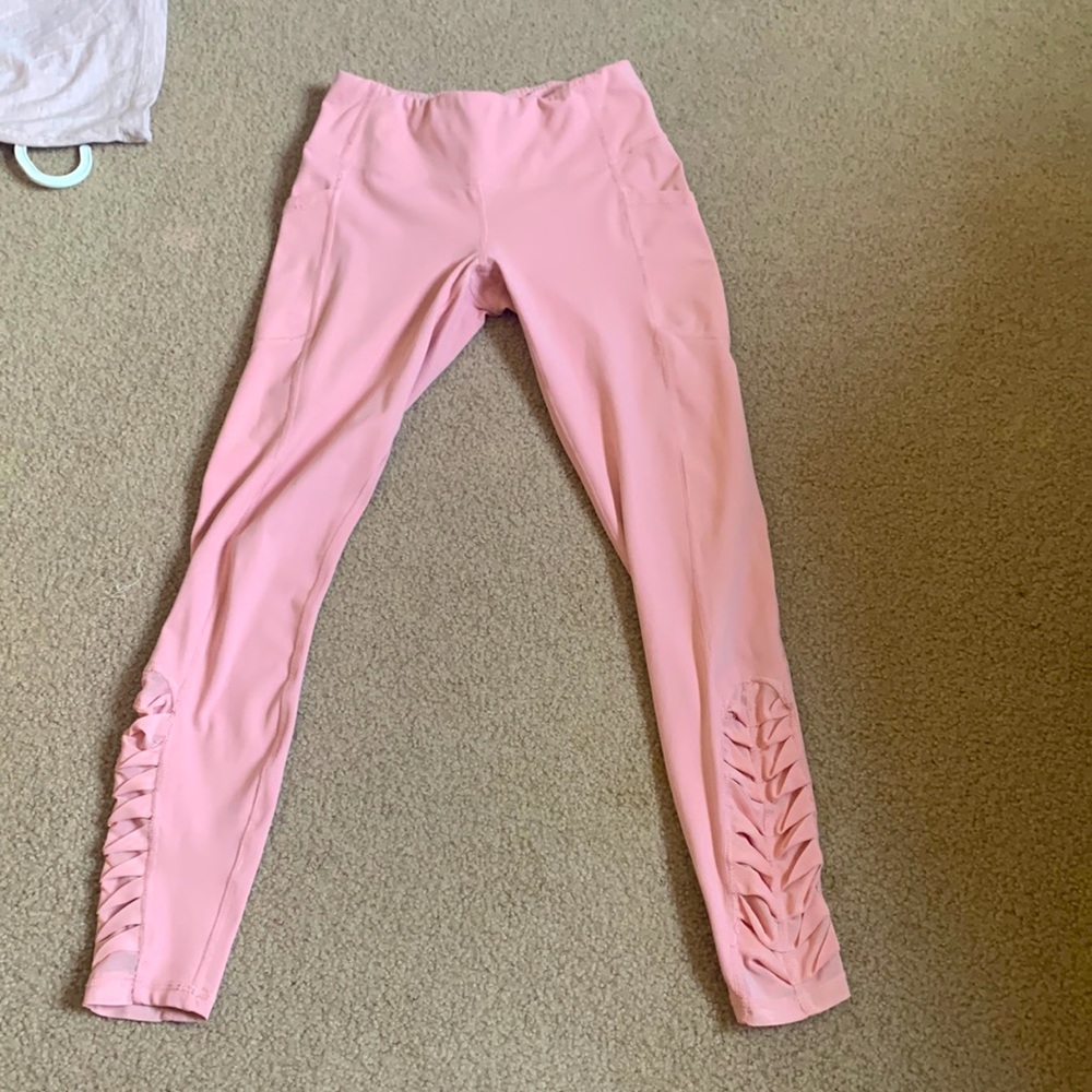 Pink leggings